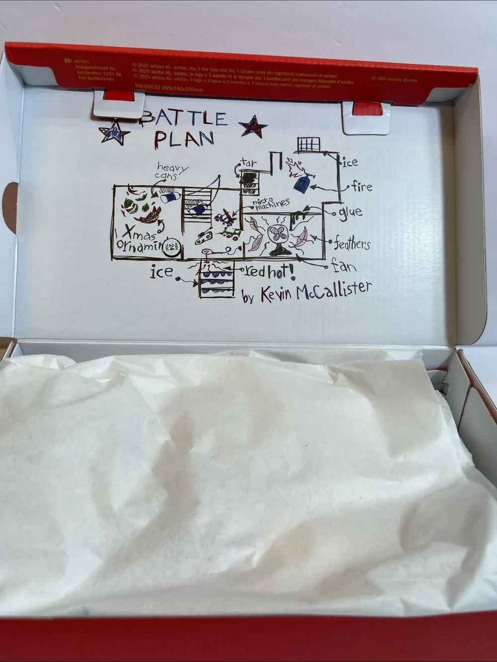 Adidas Grand Court Home Alone Kids Sneakers  shoes JR5622 Size 13K‎ New in Box